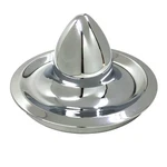 Single Vintage 8 Inch Bullet Style Chrome Center Cap For Smoothie Wheels. Fixed Price $59.99.