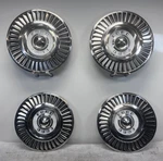 Set (4) Nos 1957 Ford Thunderbird / T-bird Fairlane 14" Hubcaps Wheel Covers. Fixed Price $399.99.