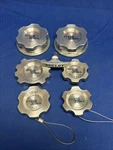 Rare 7 Piece Shelby GT500KR Billet Aluminum Engine Cap Set Synthetic Oil. Fixed Price $249.00.