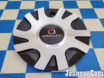 Cavallo Wheels # C-5492-1 Black & Silver Metal Center Cap (qty. 1). Fixed Price $57.73.