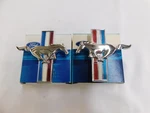 Nos 1965 1966 1967 1968 Ford Mustang Fender Horse Pony Emblems Ornaments. Fixed Price $129.00.