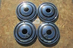 1960S-70'S Vintage Namsco 13" Trailer Wheel Covers Hubcaps W/ Buddy Bearing Hole. Fixed Price $149.95.