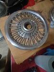 Ford Oem 1965 1966 14" Chrome Wire Spinner Wheel Cover. Fixed Price $70.00.