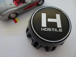 New Hostile Black Gross Custom Wheel Center Cap # HC-8004. Fixed Price $91.19.
