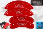 2024-2025 "ford" Mustang Gt Front + Rear Red Mgp Brake Disc Caliper Covers 4PC. Fixed Price $299.99.