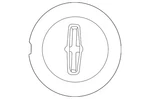 Genuine Ford Center Cap 2W4Z-1130-BA. Fixed Price $83.73.