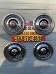 1966 Plymouth Gtx Rare Red Hubcaps Fury Belvedere Satellite 14 Beautiful Oem. Fixed Price $175.00.