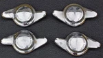 Nice Set - Triumph TR3 TR4 TR250 Wire Wheel Knock Off Spinners. Fixed Price $59.95.