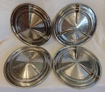 1960 Pontiac Motor Division Oem Bonneville Spinner Set Of Chrome 14" Hub Caps. Fixed Price $63.99.