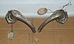 Pair Of Nos Antique 1929 Hudson Essex Interior Door Handles Pine Cone Theme Trim. Fixed Price $199.99.