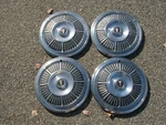 Genuine 1965 Plymouth Fury 14 Inch Hubcaps Wheel Covers. Fixed Price $44.00.