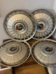 Original 1962 Ford Fairlane Set Of 4 Hubcaps Oem Galaxie Wheel Cover. Fixed Price $149.99.
