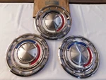 Oem Ford 1962 1963 Falcon Futura Wheel Covers (3) Hub Caps 13" Nos. Fixed Price $279.00.