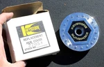 (one) New! Vintage Keystone Sunspoke Basket Wire Wheel Center Hub Cap. Fixed Price $76.00.