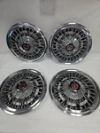 1973-80 Ford Mustang Granada Capri 14INCH Wire Wheel Hub Caps Oem Fomoco. Fixed Price $350.00.