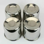 & 6 Lug Wheel Push Thru Center Hub Cap Stainless Steel 4.25" Diameter Trailer. Fixed Price $52.95.