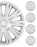 Scitoo 17 Inch Hubcaps Set Of 4 With Abs Plastic Silver Lacquer. Fixed Price $91.25.