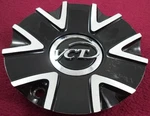 Vct Wheels Gloss Black Silver Custom Center Cap # KT213-20/2285 (1). Fixed Price $69.95.