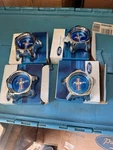 Nos Set 1967 Ford Mustang Gta Styled Steel Wheel Center Hub Caps C7ZZ-1130-A. Fixed Price $299.00.