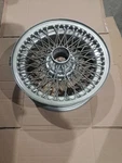 Triumph TR6 Refinished Wire Wheel Knock Off 15" X 6" D457C 72 Spoke. Fixed Price $275.00.