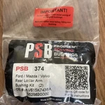 Psb 374 Rear Lower Arm Bushing Kit AV615K743BA Ford/mazda/volvo. Fixed Price $24.99.