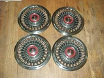 Pontiac Mid '60'S Turbine 14" Wheel Covers Hubcap Set Minty Unused? Non-dog Dish. Fixed Price $249.99.