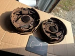 1967 1966 1965 68 69 70 Ford Galaxy Galaxie Front Drum Brake Backing Plates. Fixed Price $199.99.