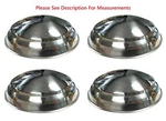 SET/4 Stainless Hubcaps Plain Moon 1940-1948 Ford Car & 1940-1956 Truck. Fixed Price $114.95.
