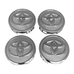 Set Of 4 Toyota Wheel Center Caps 57MM Silver Chrome Fits Corolla Prius Yaris. Fixed Price $19.95.