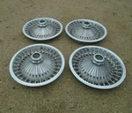70S 80 Mopar Dodge Plymouth Chrysler Wire Cover 14" Wheel Set. Fixed Price $150.00.