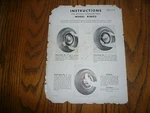 Chevrolet Installation Instructions For Applying Stainless Steel Rings 986258. Fixed Price $9.99.