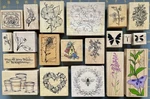 Floral Garden & Bird Theme Rubber Stamps Rare Psx Cottage Stamper Etc You Pick. Fixed Price $7.99.