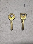 Curtis H17 & H18 Ford Ignition Trunk Door Key Blanks Nos Set. Fixed Price $10.00.