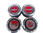 Set Of 4 Ford Torino Maverick Magnum 500 Center Caps Oem D6OA-1A096-AA Red Logo. Fixed Price $89.99.
