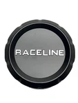 Raceline Matte Black Push Thru Wheel Center Cap BG108B-FB. Fixed Price $25.99.