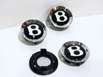 Bentley Continental Gt, Gtc & Flying Spur Genuine Black Center Wheel Cap Set X 4. Fixed Price $321.60.