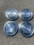 Genuine 1970 Oldsmobile Cutlass F85 14 Inch Hubcaps Wheel Covers. Fixed Price $66.00.