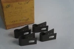 4 Nos 1968-1973 Mustang Shelby Torino Cougar Cyclone Disc Brake Pad Spring Clips. Fixed Price $39.00.