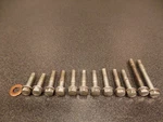 1983 Honda Ascot Side Cover Hardware. Fixed Price $20.08.