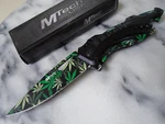 Mtech Marijuana Assisted Open Pocket Knife Folder Cap Lifter Driver MT-A705-420. Fixed Price $16.99.