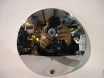 Vogue-no-emblem Chrome Wheel Center Cap/rim # 89-9190V-GOOD SHAPE(1EA). Fixed Price $59.99.