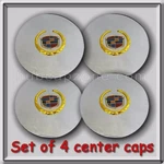 Set 4 Chrome Gold Cadillac Deville Wheel Center 1996-1997 Replica Hubcaps. Fixed Price $180.00.