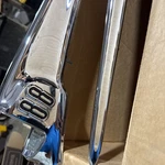 Nos. 1950 Oldsmobile 88 Club Coupe Chrome Crown Moldings Trim. Fixed Price $600.00.