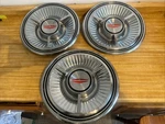 1960 ? Rare Oldsmobile 3 Bar Rim Wheel Cover Set Of Oem !. Fixed Price $69.95.