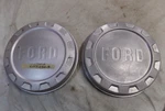 Hubcaps, Pair, "dog Dish" Style, 1961/66 F100 Ford Truck, Nos. Fixed Price $149.00.