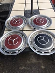 Mercedes Vintage Wheel Covers 280 300 320 Diesel Hubcaps 70-89. Fixed Price $199.50.