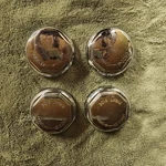 Set 4 Octagon Knock-off Knockoff Nuts For Wire Wheel Midget Mgb 8TPI. Fixed Price $84.50.