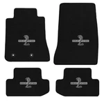 New! 2015 - 2026 Mustang Black Floor Mat Set Shelby Snake GT500 Embroidered Logo. Fixed Price $225.99.