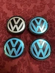 Classic Vw Volkswagen 6N0601171 Alloy Wheel Center Plastic Cap Cover Hub Set. Fixed Price $45.00.