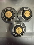 Set Of 3. Enkei Wheels Custom Center Gold Logo CAP-A54 CC-046 2,3/4 In. Fixed Price $89.00.